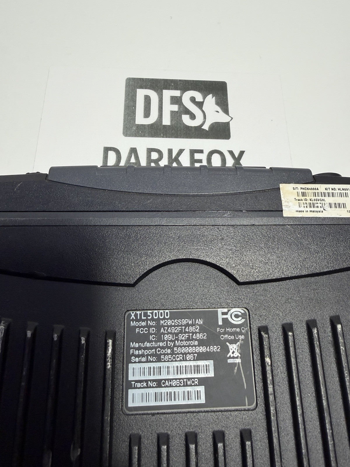 Motorola XTL5000 UHF R1 380-470mhz Radio Kit with GMRS and AES