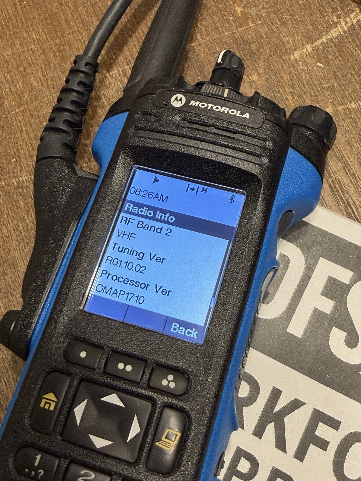 Motorola APX 7000 VHF/7-800MHz Dual Band Radio Kit with AES and FPP