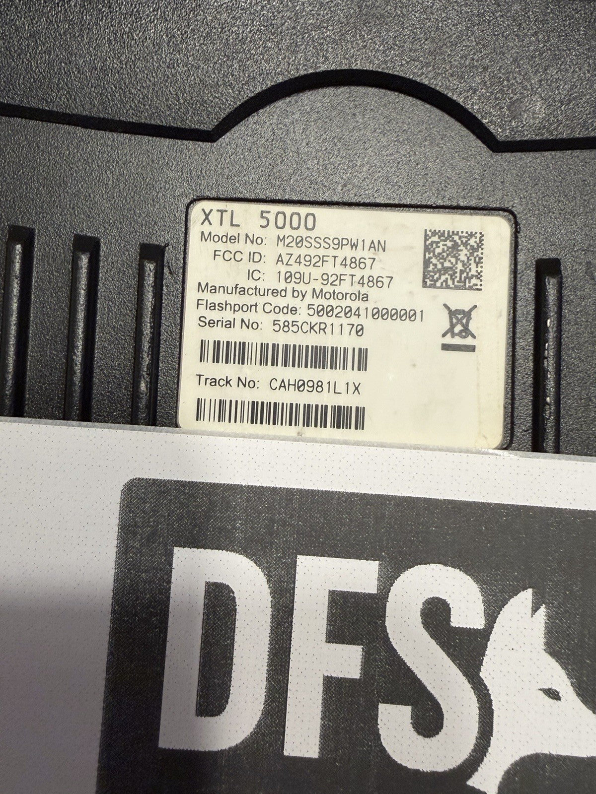 Motorola XTL5000 UHF R2 450-520mhz Radio Kit with GMRS