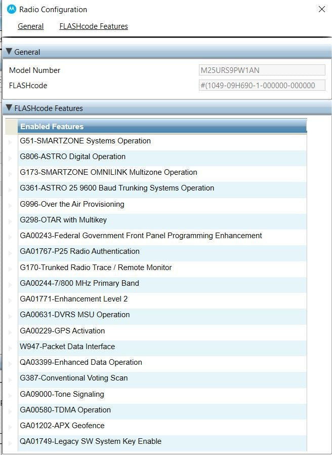 Motorola APX6500 Radio 7/800MHz With TDMA