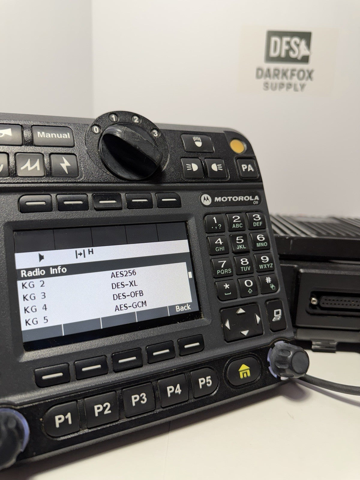 Motorola APX 7500 HP VHF/7-800MHz Dual Band Radio O9 Head, With AES