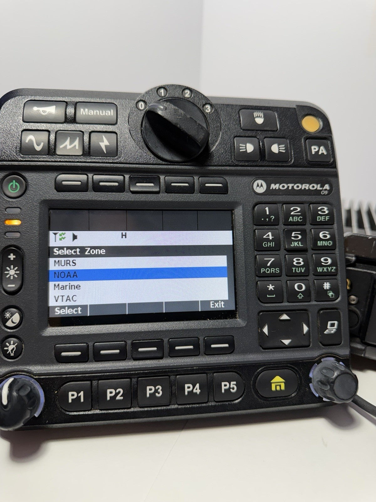 Motorola APX 7500 HP VHF/7-800MHz Dual Band Radio O9 Head, With AES