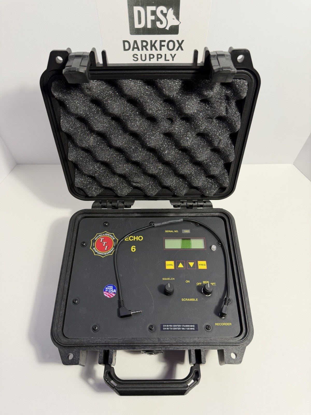 Tactical Technologies TTI ECHO-6 VHF Surveillance Repeater