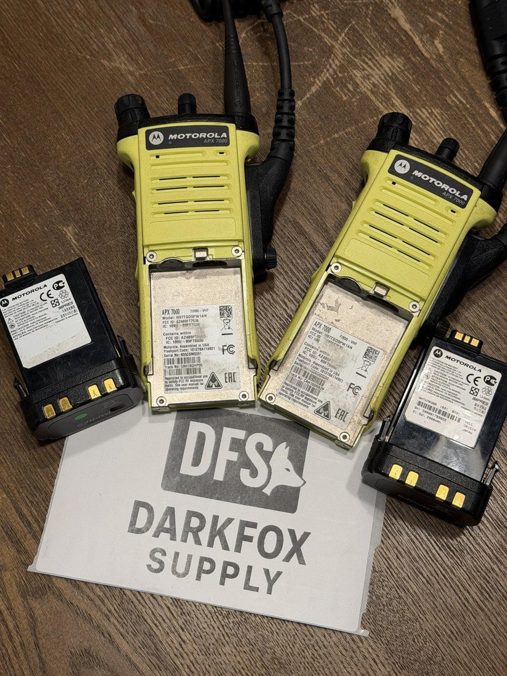 Motorola APX 7000 VHF/7-800MHz Dual Band Set! Lot Of 2!