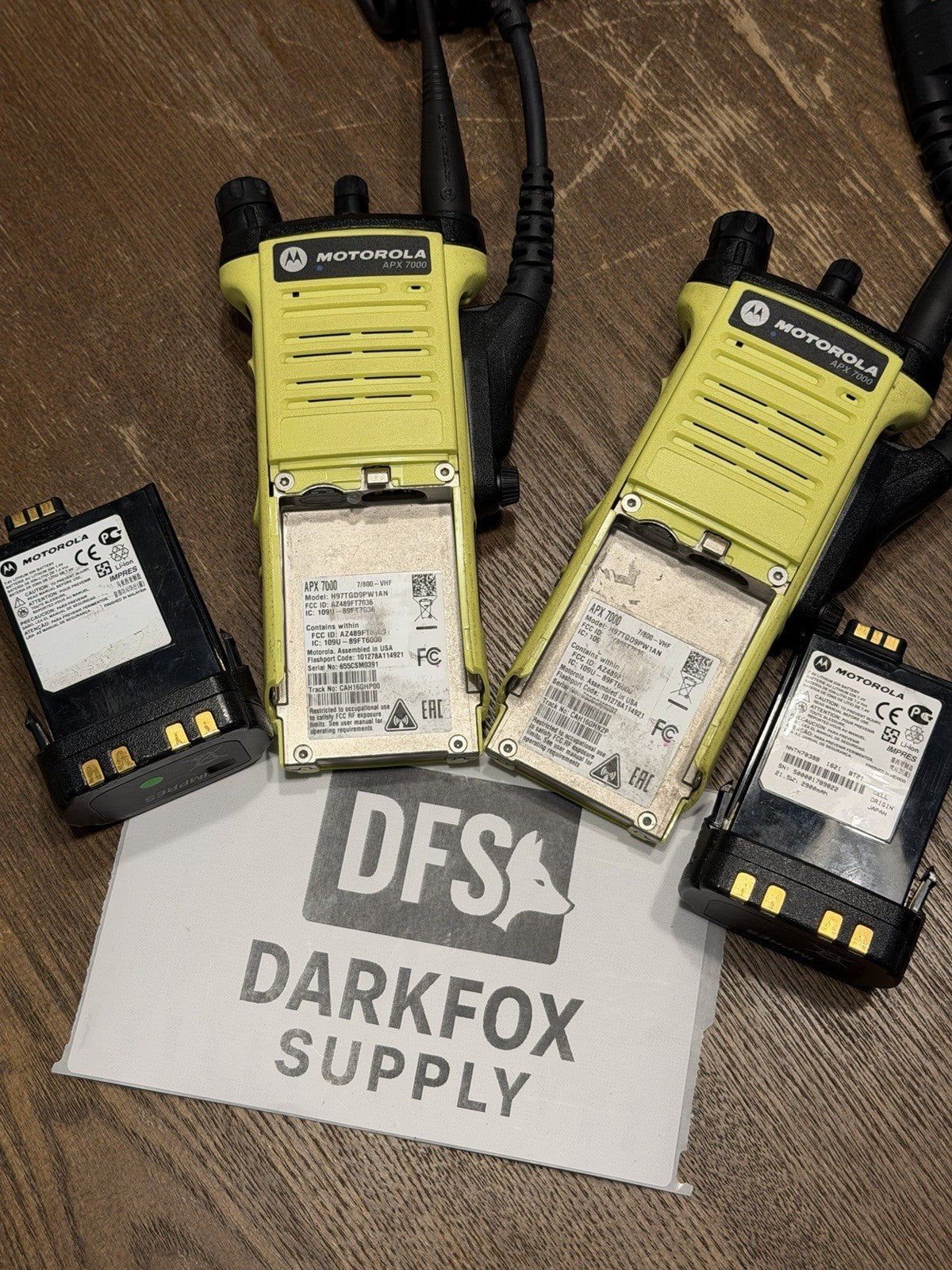 Motorola APX 7000 VHF/7-800MHz Dual Band Set! Lot Of 2!