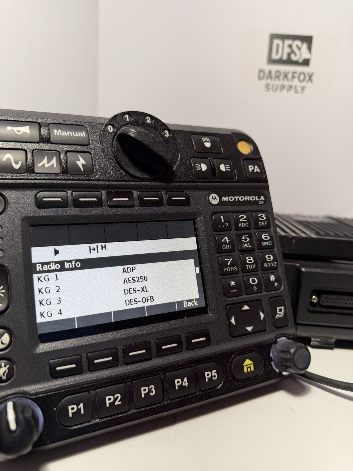 Motorola APX 7500 HP VHF/7-800MHz Dual Band Radio O9 Head, With AES