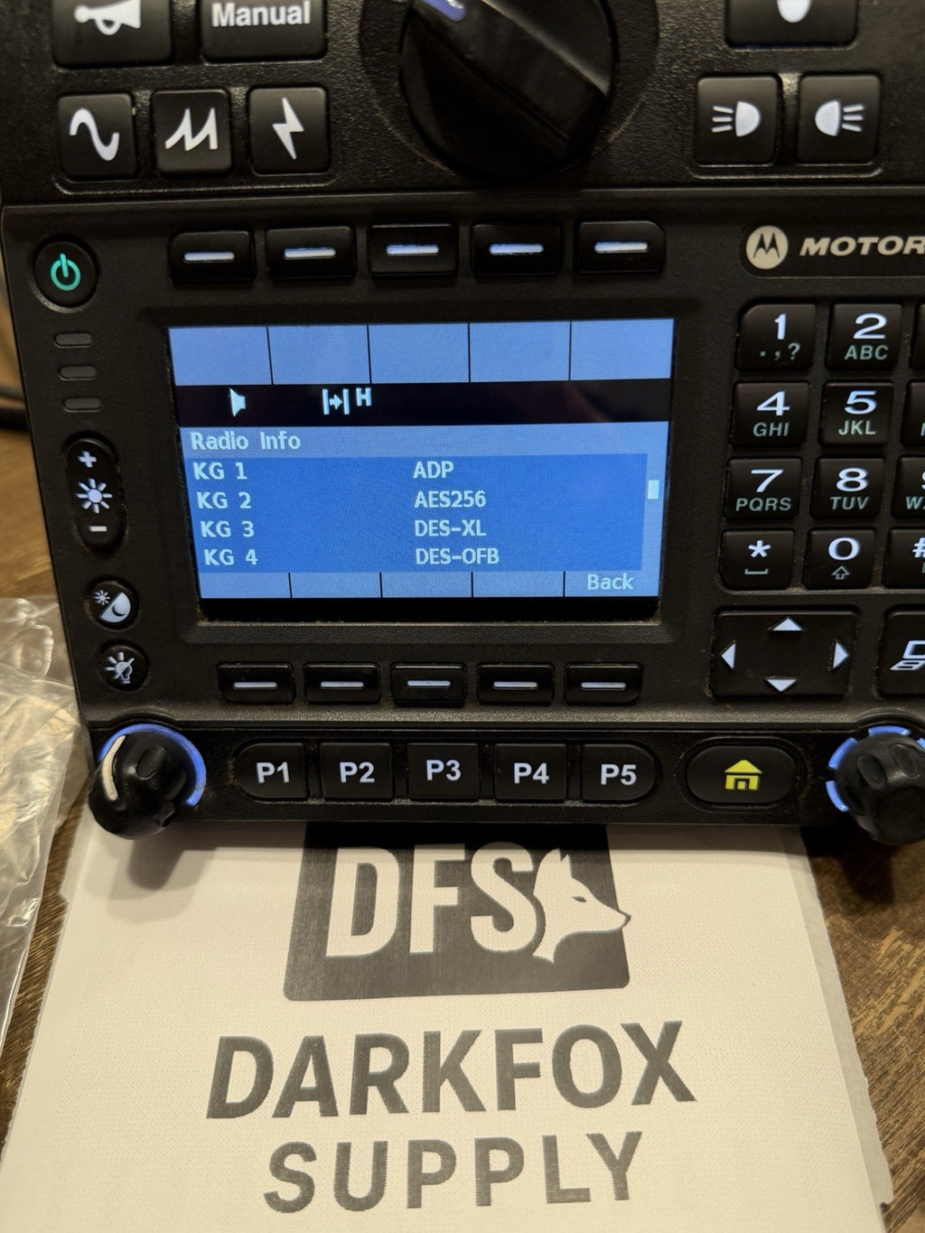 Motorola APX 7500 HP VHF/7-800MHz Dual Band Radio O9 Head Kit With AES