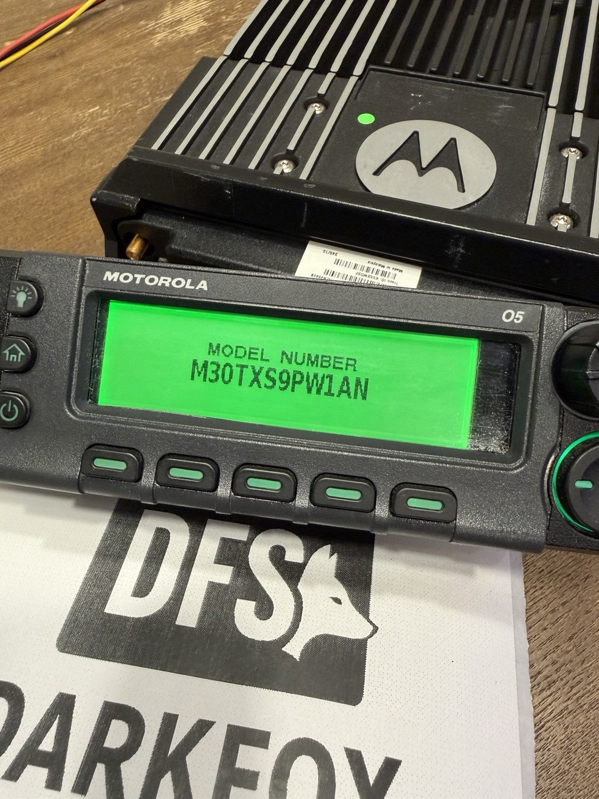 Motorola APX 7500 HP VHF/7-800MHz Dual Band Radio O5 Head, With AES