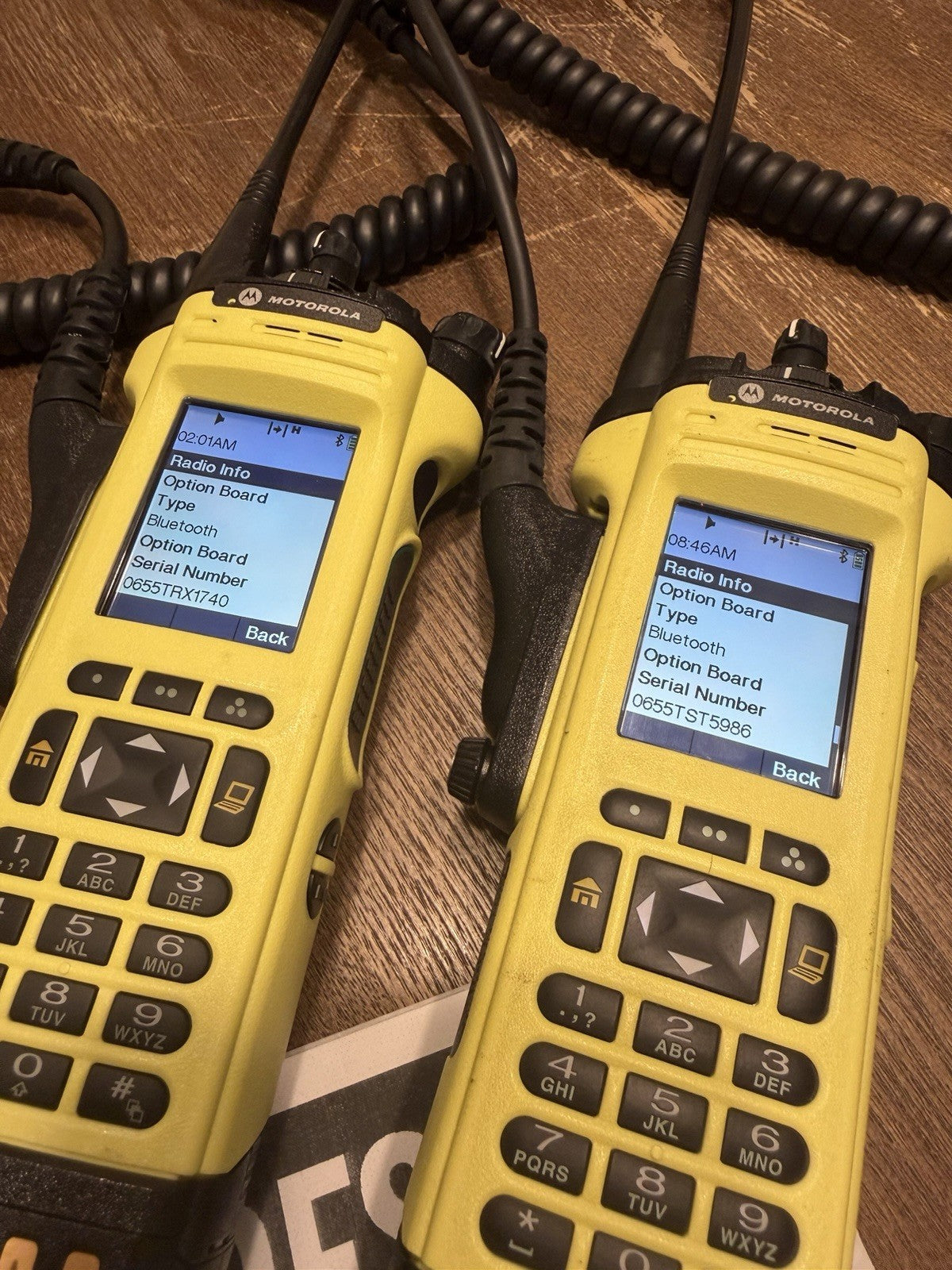 Motorola APX 7000 VHF/7-800MHz Dual Band Set! Lot Of 2!