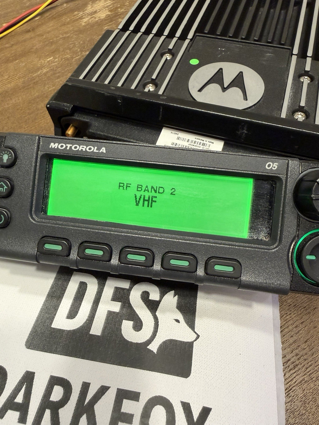 Motorola APX 7500 HP VHF/7-800MHz Dual Band Radio O5 Head, With AES