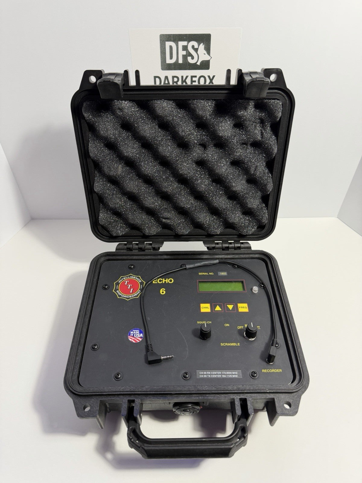 Tactical Technologies TTI ECHO-6 VHF Surveillance Repeater