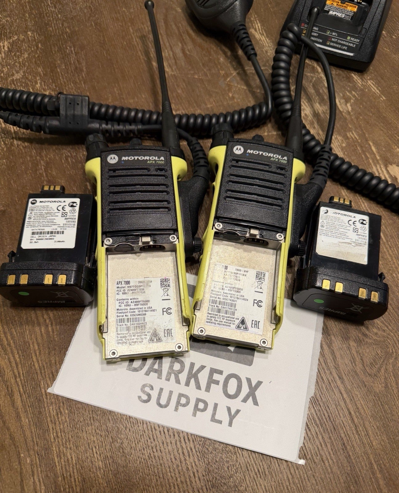 Motorola APX 7000 VHF/7-800MHz Dual Band Set! Lot Of 2!