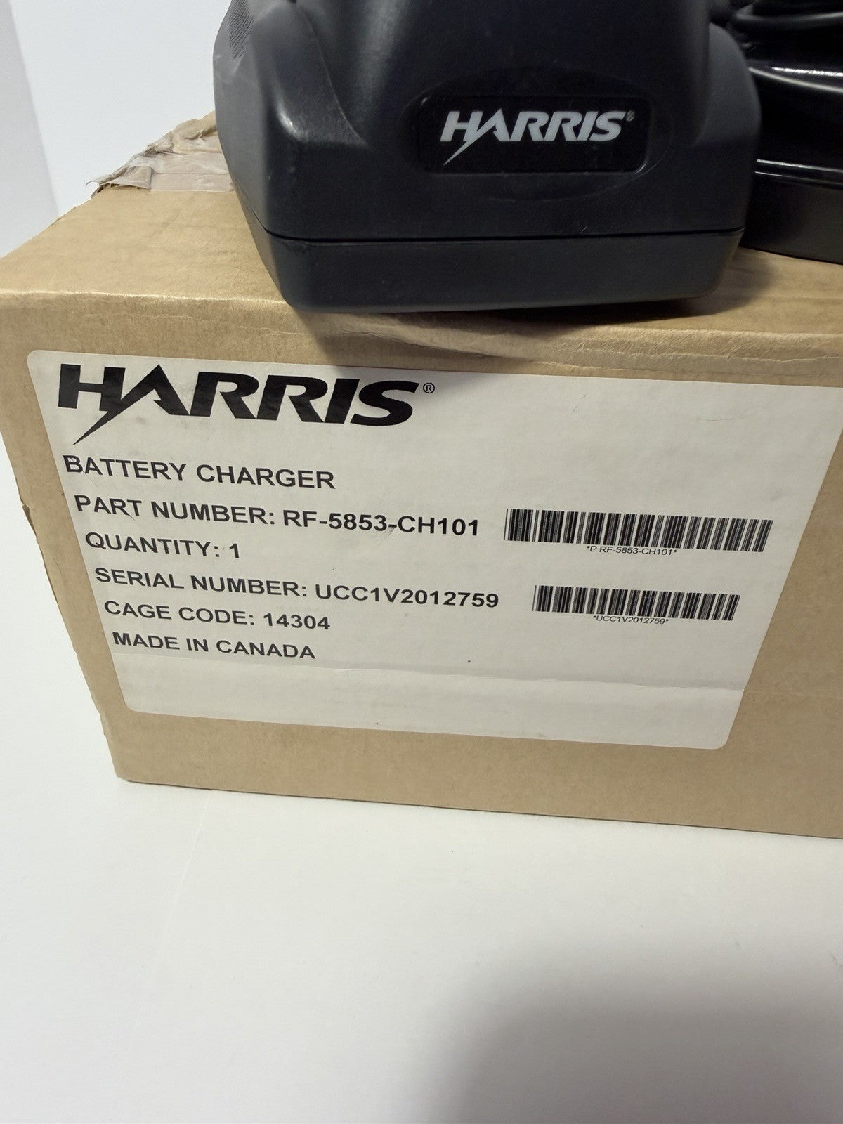 Harris Falcon III Radio Battery Charger RF-5853-CH101