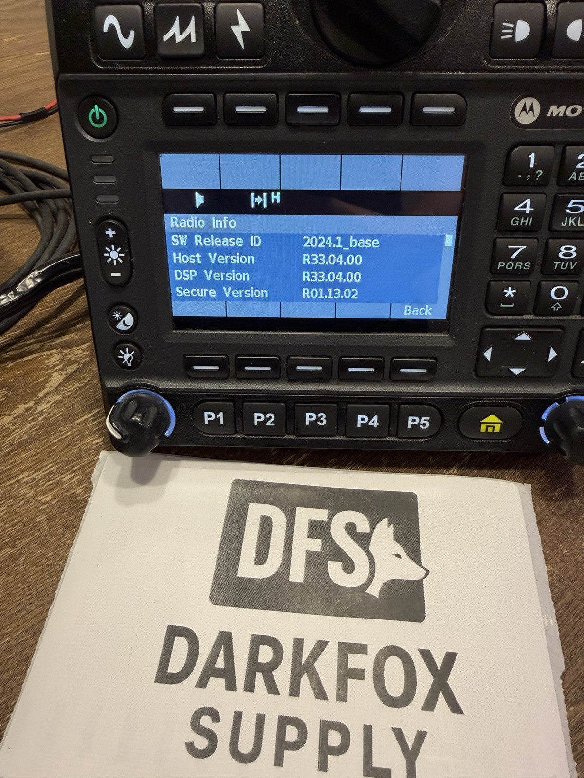 Motorola APX 7500 HP VHF/7-800MHz Dual Band Radio O9 Head, With AES