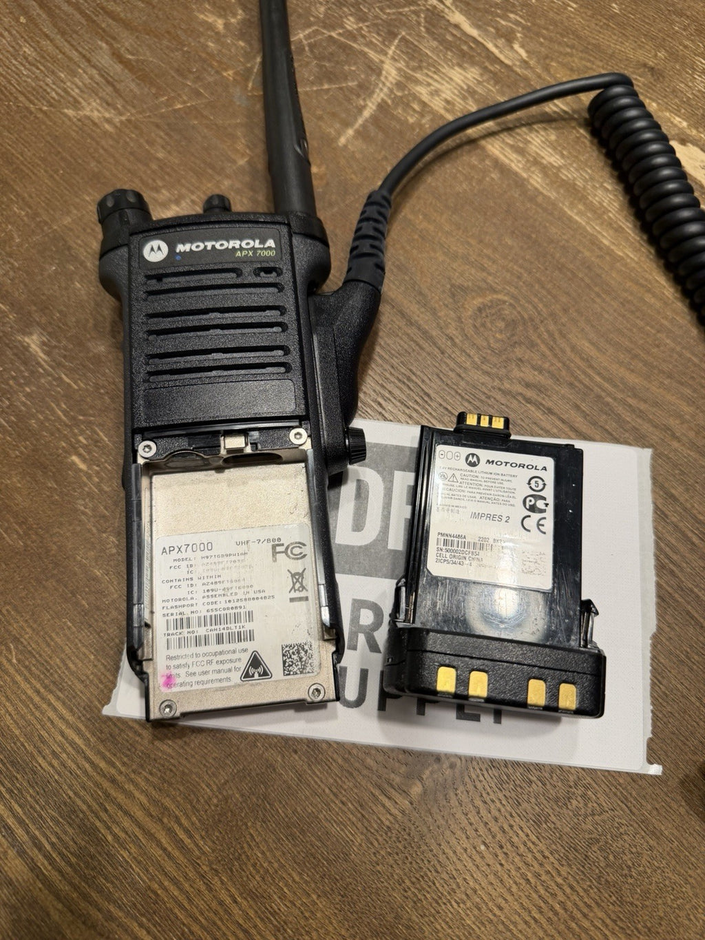 Motorola APX 7000 VHF/7-800MHz Dual Band Radio Kit with AES and FPP