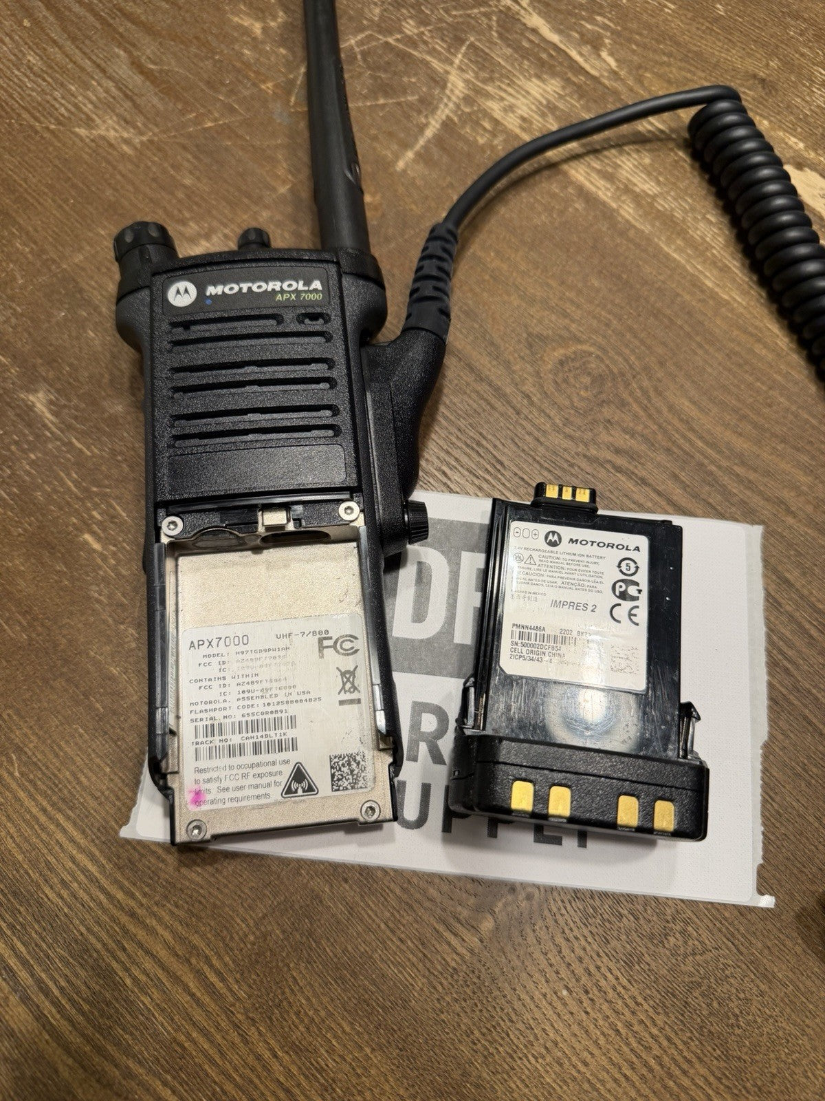 Motorola APX 7000 VHF/7-800MHz Dual Band Radio Kit with AES and FPP