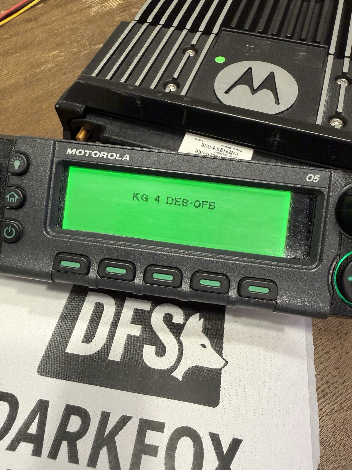 Motorola APX 7500 HP VHF/7-800MHz Dual Band Radio O5 Head, With AES