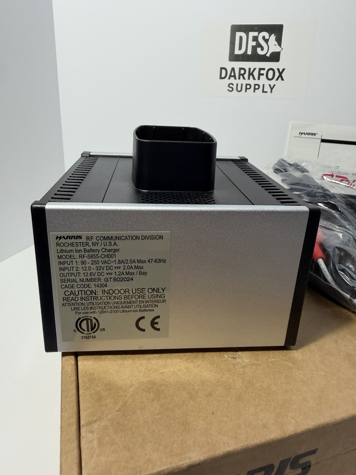 Harris Falcon III Radio battery Charger RF-5855-CH001