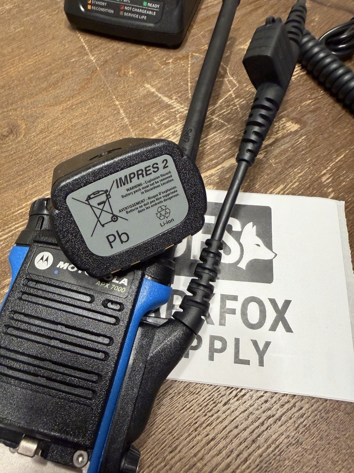 Motorola APX 7000 VHF/7-800MHz Dual Band Radio Kit With Charger!