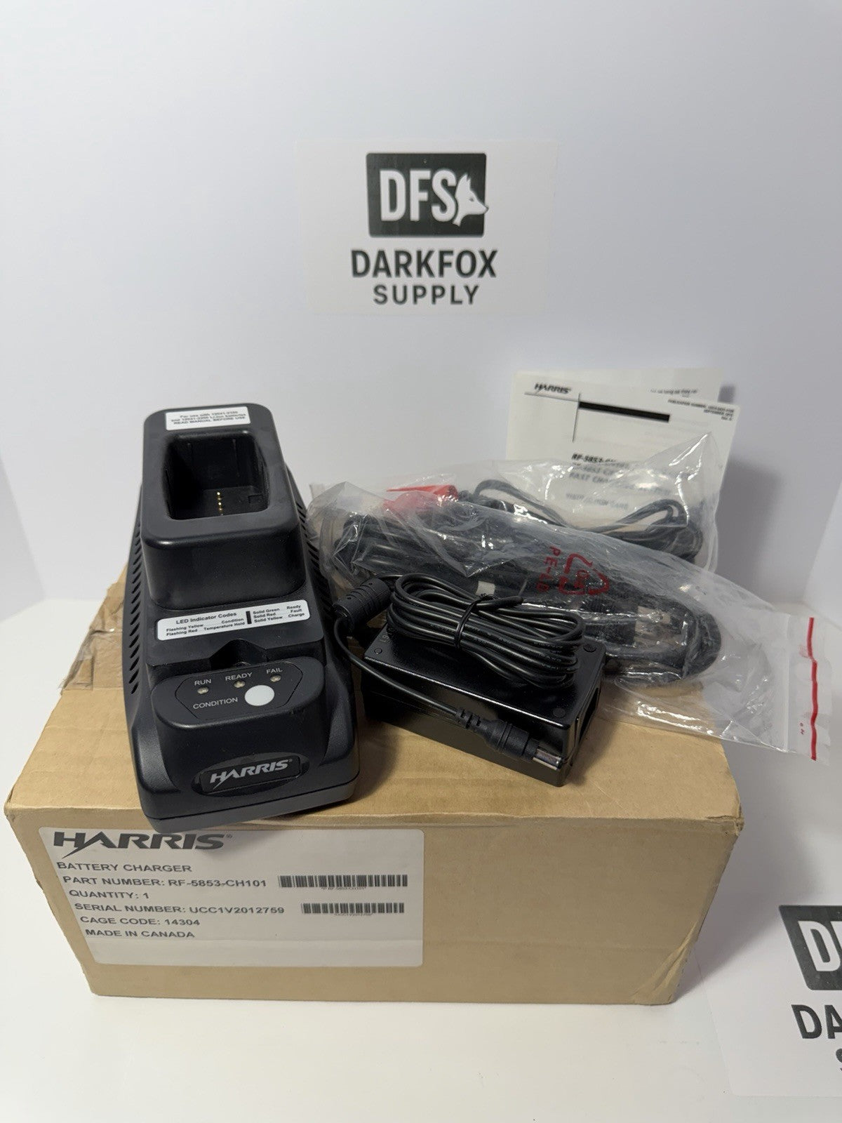 Harris Falcon III Radio Battery Charger RF-5853-CH101