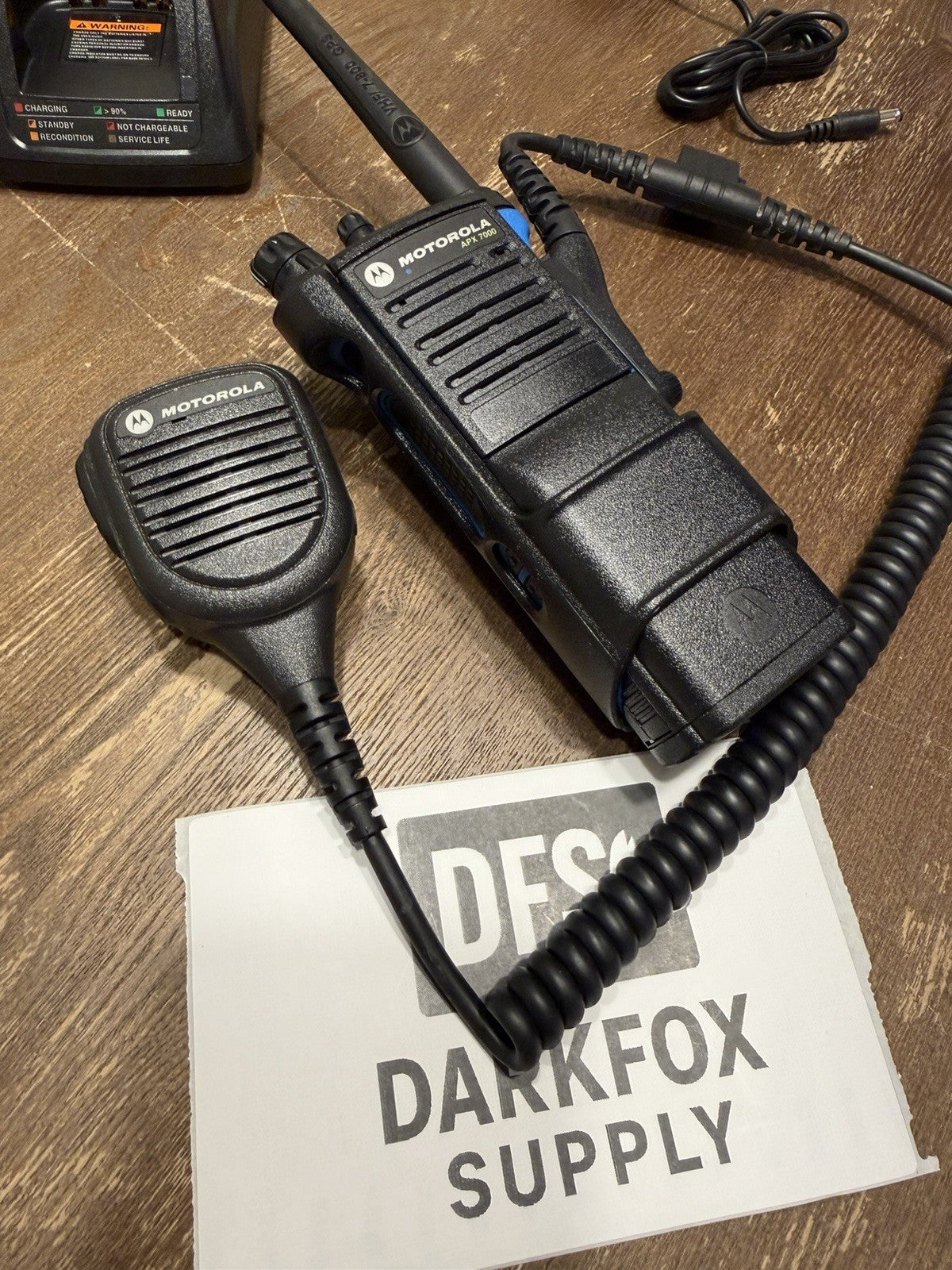 Motorola APX 7000 VHF/7-800MHz Dual Band Radio Kit With Charger!