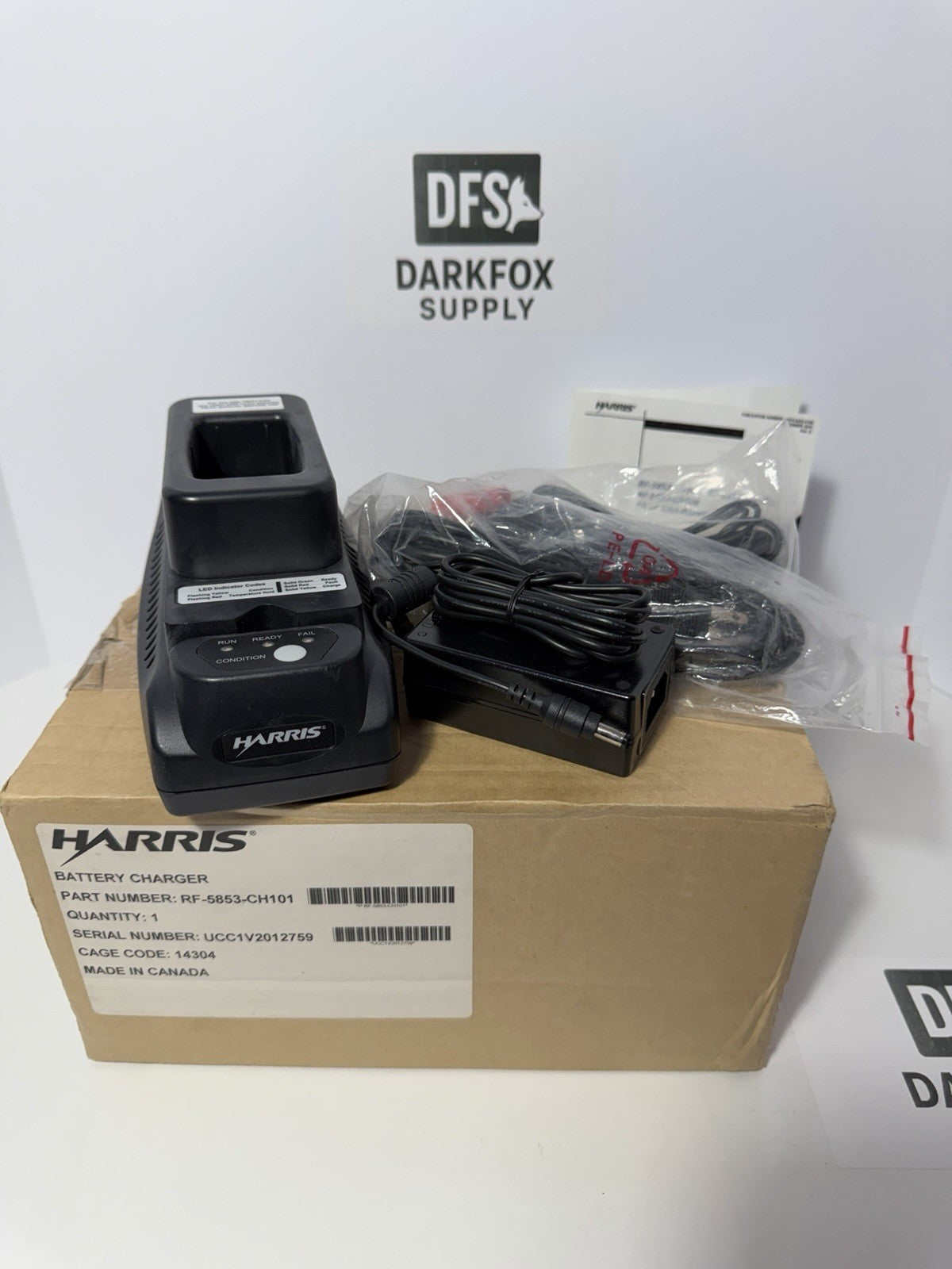 Harris Falcon III Radio Battery Charger RF-5853-CH101