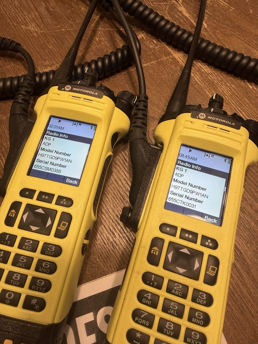 Motorola APX 7000 VHF/7-800MHz Dual Band Set! Lot Of 2!