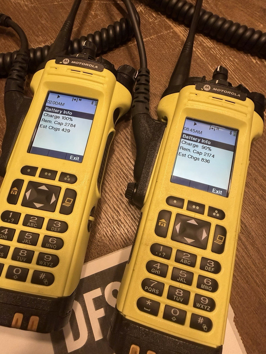 Motorola APX 7000 VHF/7-800MHz Dual Band Set! Lot Of 2!