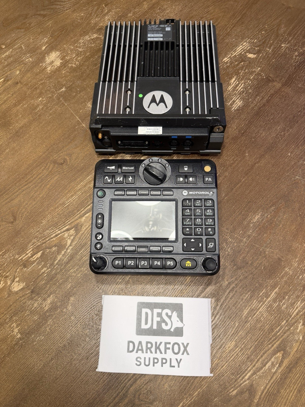 Motorola APX 7500 HP VHF/7-800MHz Dual Band Radio O9 Head, With AES