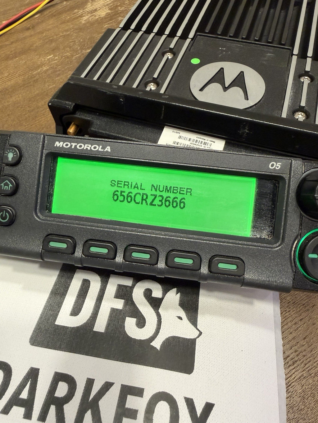 Motorola APX 7500 HP VHF/7-800MHz Dual Band Radio O5 Head, With AES