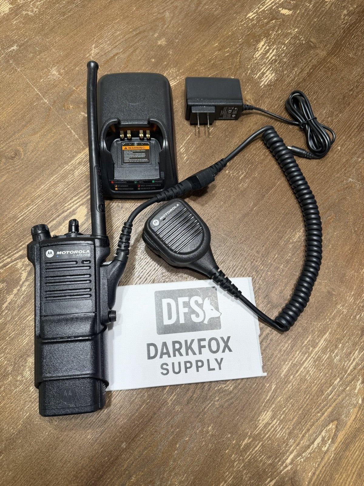 Motorola APX 7000 VHF/7-800MHz Dual Band Radio Kit With Charger!