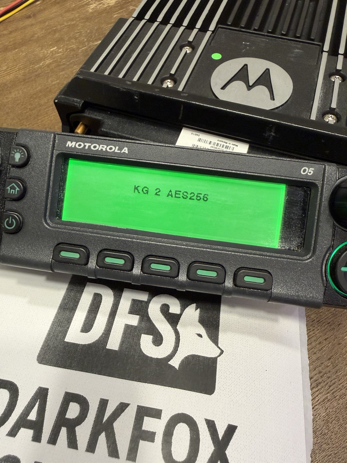Motorola APX 7500 HP VHF/7-800MHz Dual Band Radio O5 Head, With AES