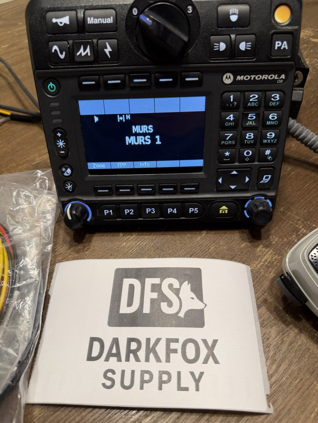 Motorola APX 7500 HP VHF/7-800MHz Dual Band Radio O9 Head Kit With AES