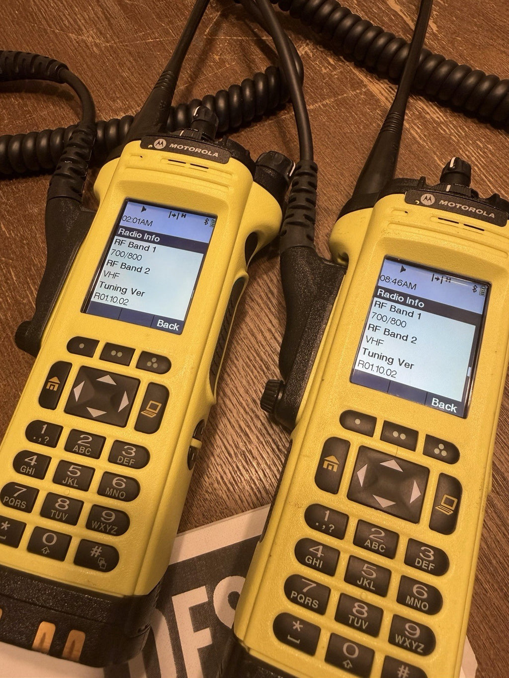 Motorola APX 7000 VHF/7-800MHz Dual Band Set! Lot Of 2!