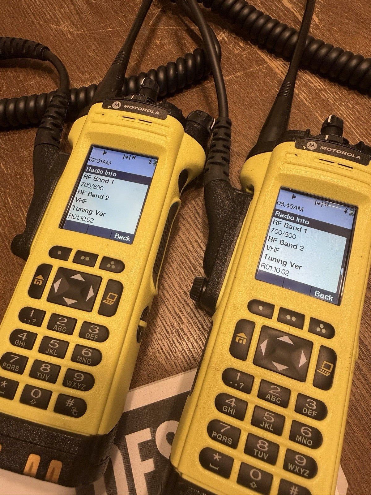 Motorola APX 7000 VHF/7-800MHz Dual Band Set! Lot Of 2!