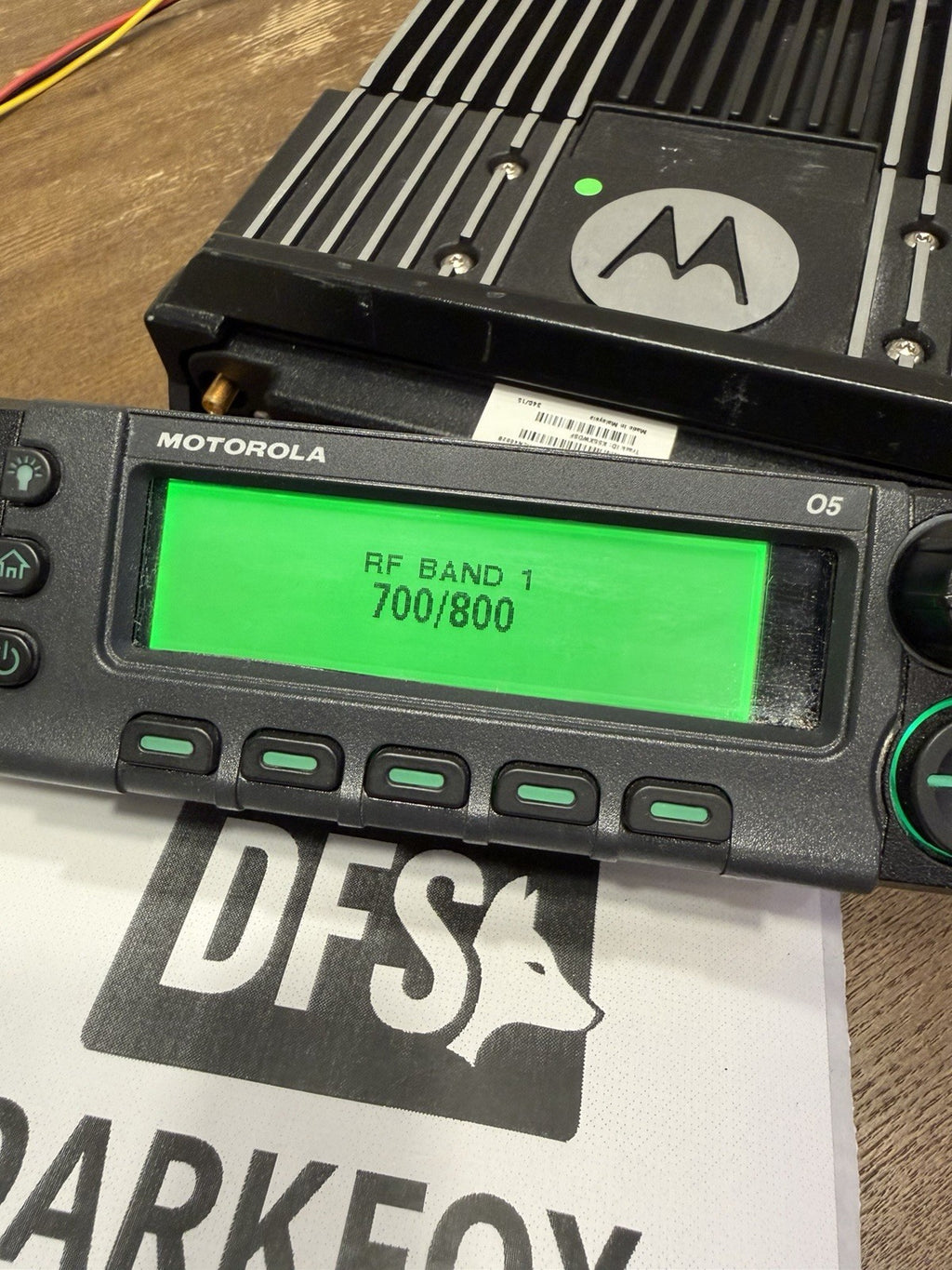 Motorola APX 7500 HP VHF/7-800MHz Dual Band Radio O5 Head, With AES