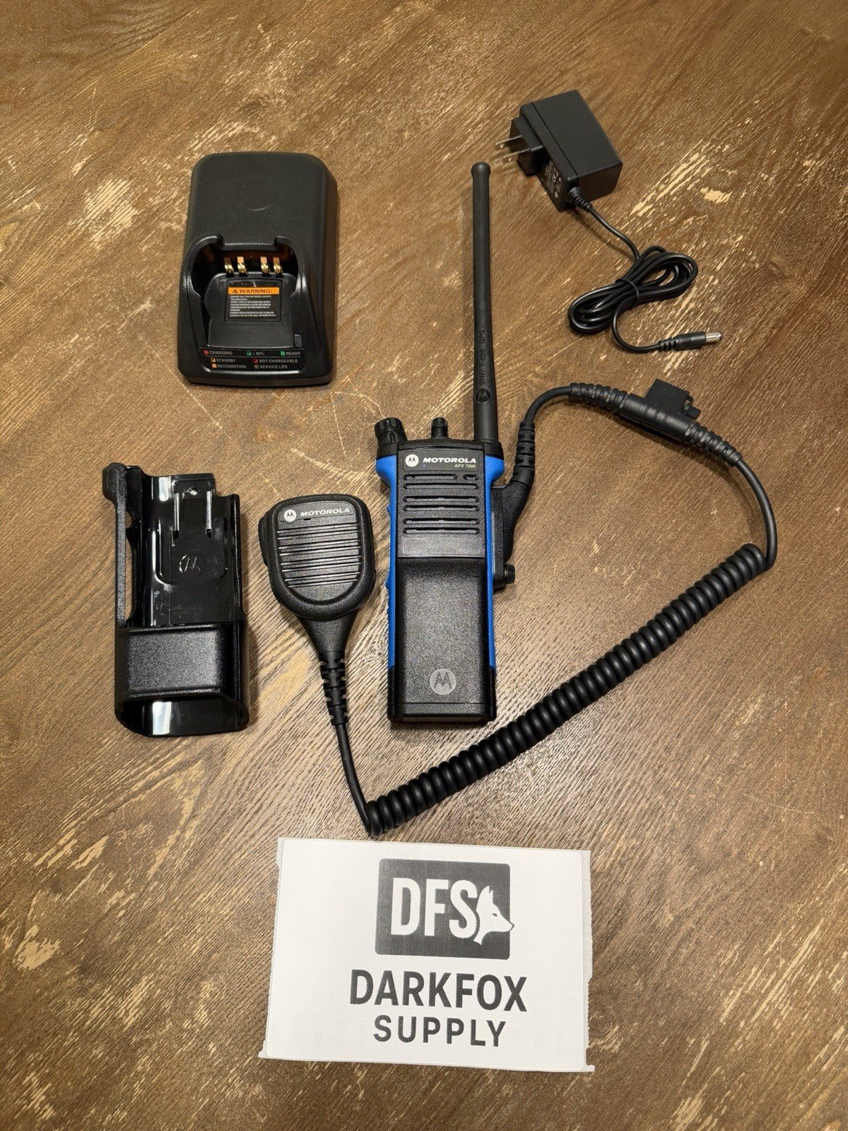 Motorola APX 7000 VHF/7-800MHz Dual Band Radio Kit With Charger!
