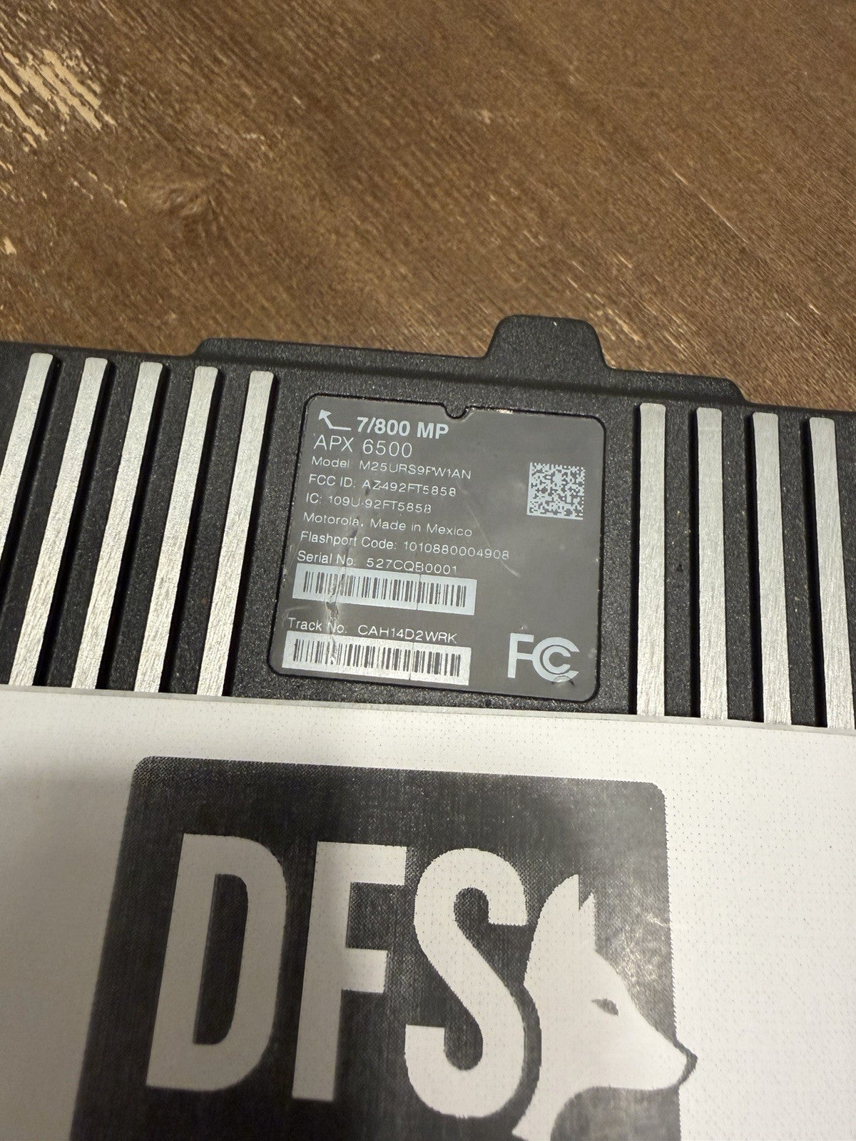 Motorola APX6500 Radio 7/800MHz With TDMA