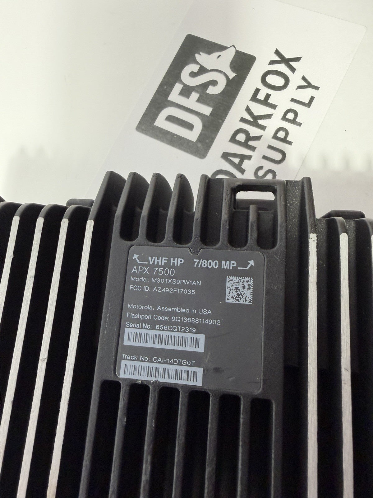 Motorola APX 7500 HP VHF/7-800MHz Dual Band Radio O9 Head, With AES