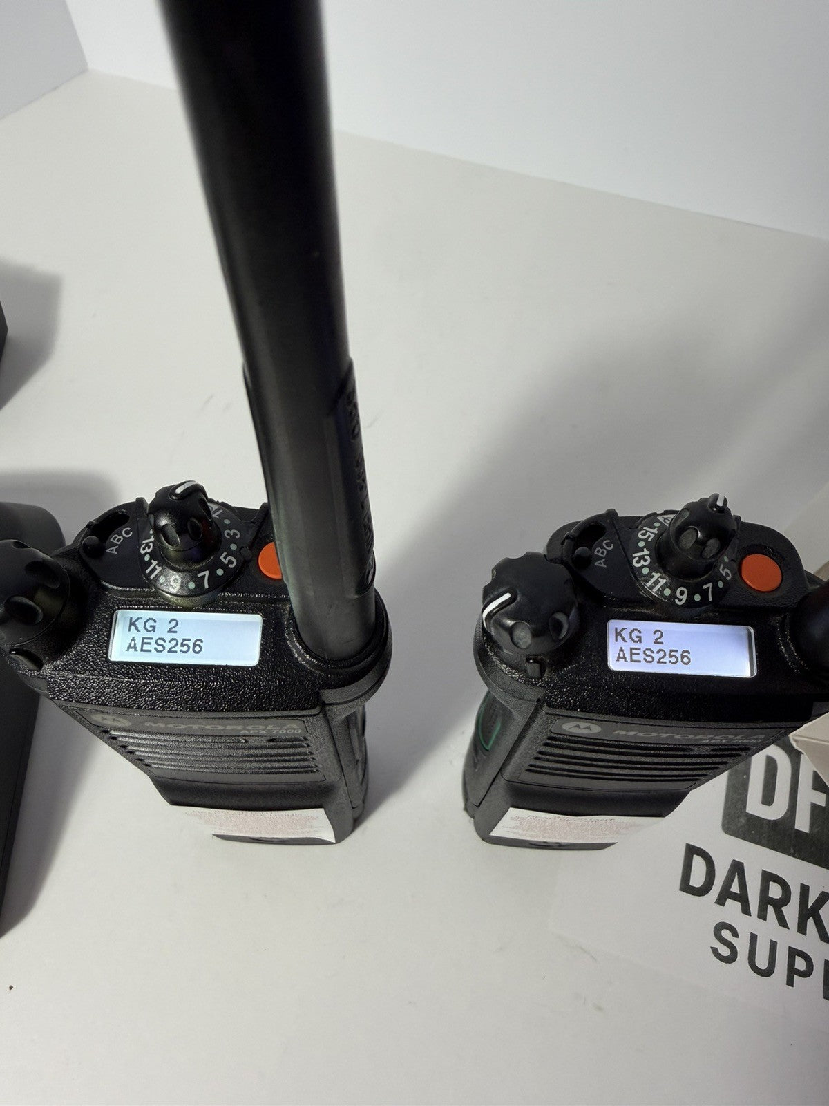 Motorola APX 7000 M1.5 VHF/7-800MHz Dual Band Radio Kit with AES Set of 2!